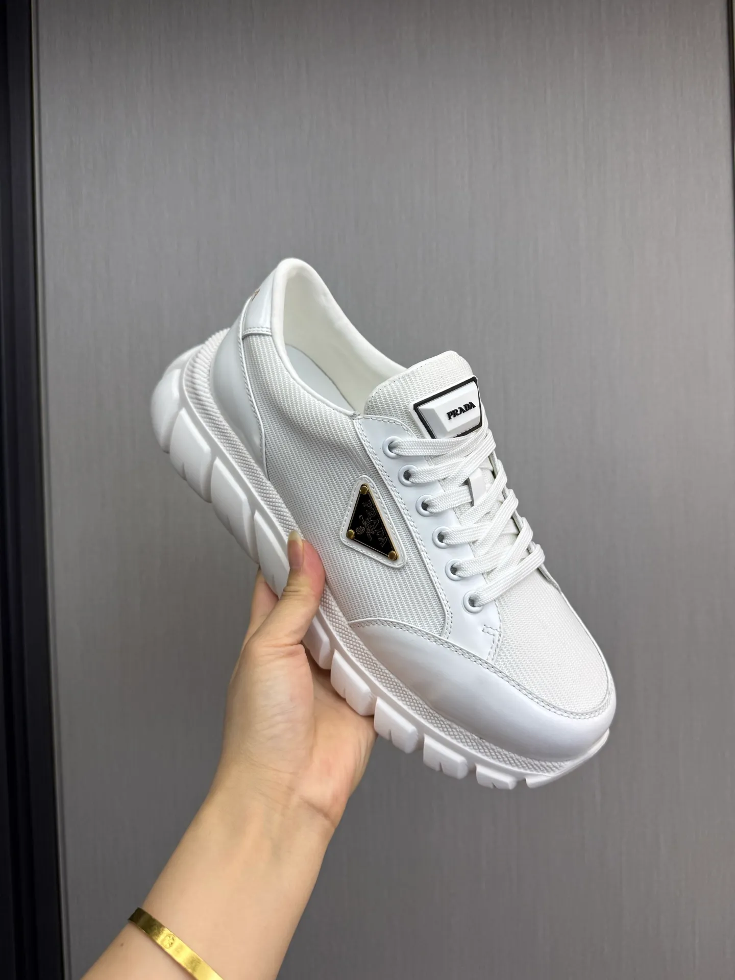 Men's shoes 💰580💰 [PRADA] Popular men's shoes shipped 👏Official website synchronization ⬆️Original cowhide fabric + cowhide lining, 1⃣️:1⃣️reproduction, original sole, 38-45 (45. Customized, non-refundable)